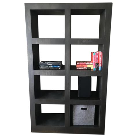 crate and barrel steel display shadow boxes|Crate & Barrel Steel Shadow Box Tower Shelf .